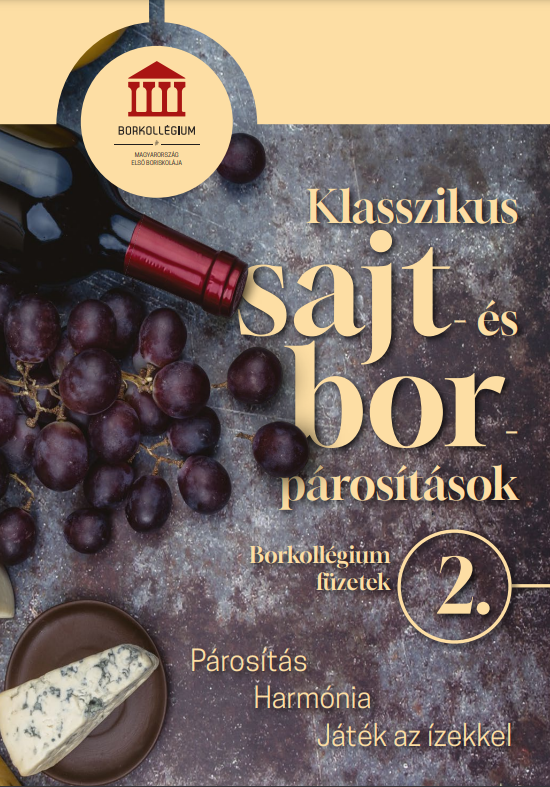 Sajt és bor párosítások könyv